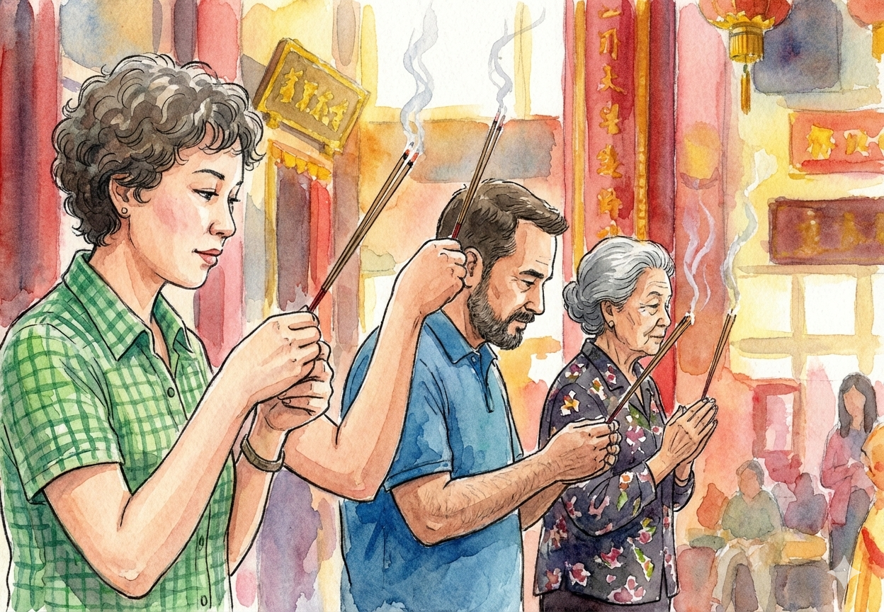 拜拜禁忌大公開！台灣人必知的廟宇參拜與居家祭祀地雷：時間、服裝、供品全攻略